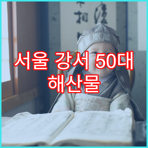 서울 강서 50대 해산물 회 타는집 추천