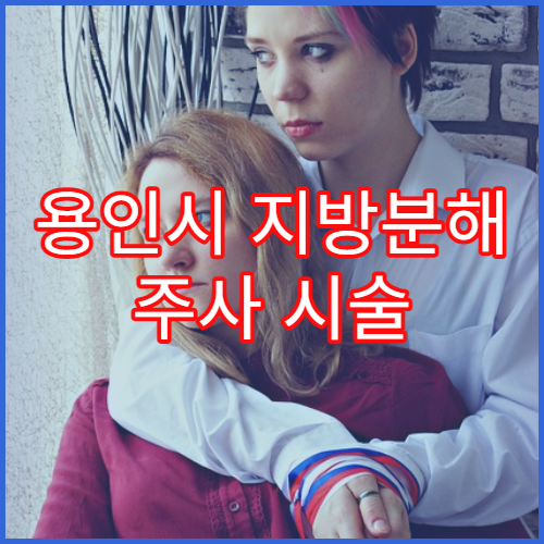 용인시 지방분해 주사 시술 병원 및 비용 안내