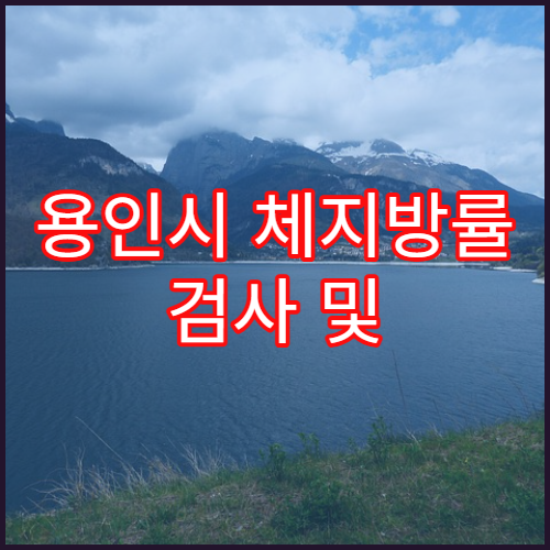 용인시 체지방률 검사 및 맞춤 다이어트 병원