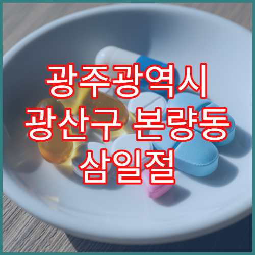 광주광역시 광산구 본량동 삼일절 대체공휴일 당직 약국 운영 정보