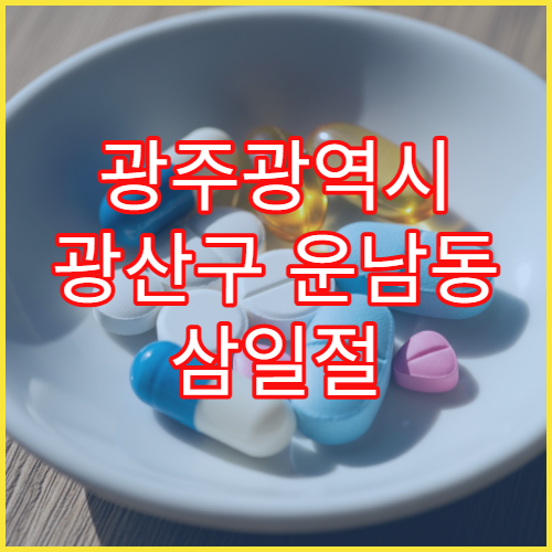 광주광역시 광산구 운남동 삼일절 대체공휴일 휴일 문 여는 약국