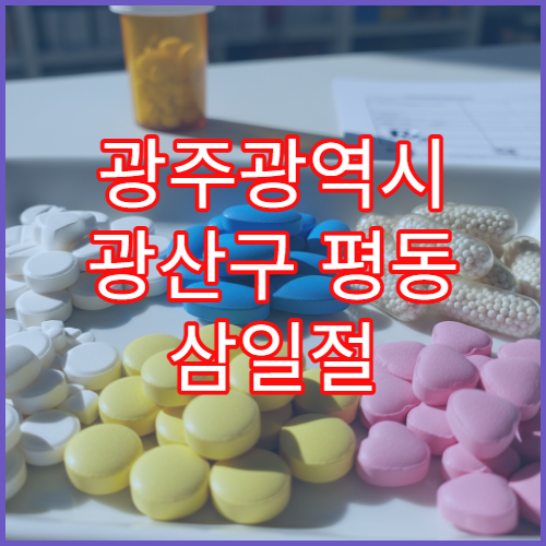 광주광역시 광산구 평동 삼일절 대체공휴일 당직 약국 위치