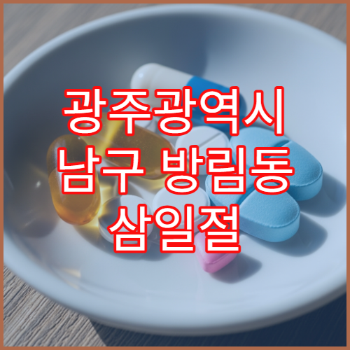 광주광역시 남구 방림동 삼일절 대체공휴일 당번약국(1·2동)