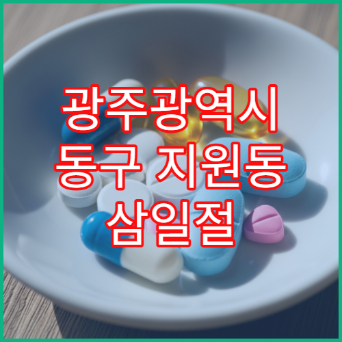 광주광역시 동구 지원동 삼일절 대체공휴일 야간 약국(1·2동)