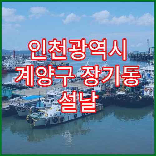 인천광역시 계양구 장기동 설날 연휴 당번약국 상세 정보 확인