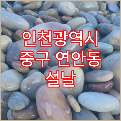 인천광역시 중구 연안동 설날 명절 연휴 오픈 약국 정보