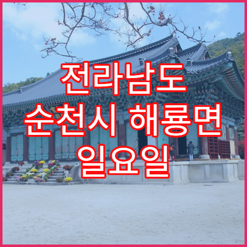 전라남도 순천시 해룡면 일요일 당번약국 처방전 조제·항생제 수령 가능