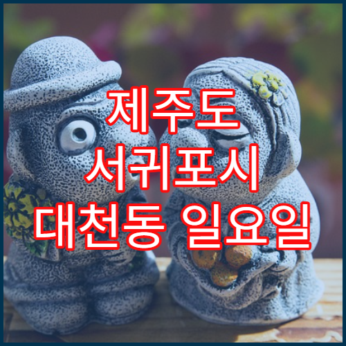 제주도 서귀포시 대천동 일요일 문 여는 약국 어린이 감기약·해열제 판매
