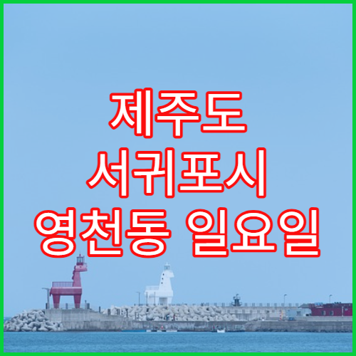 제주도 서귀포시 영천동 일요일 문 여는 약국 눈 다래끼 약·연고 판매