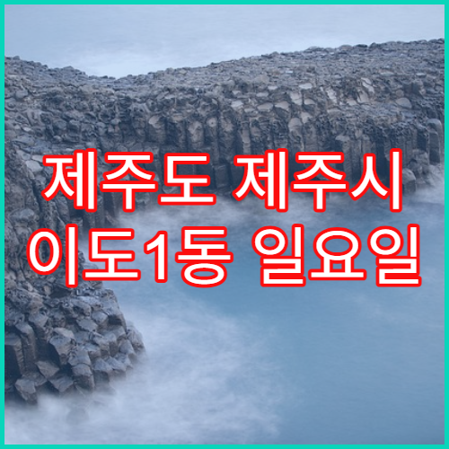 제주도 제주시 이도1동 일요일 영업 약국 감기약·소화제 상담